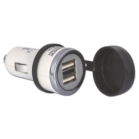 Optimate USB, O-106 3300mA dual output USB charger, with Auto plug O-106